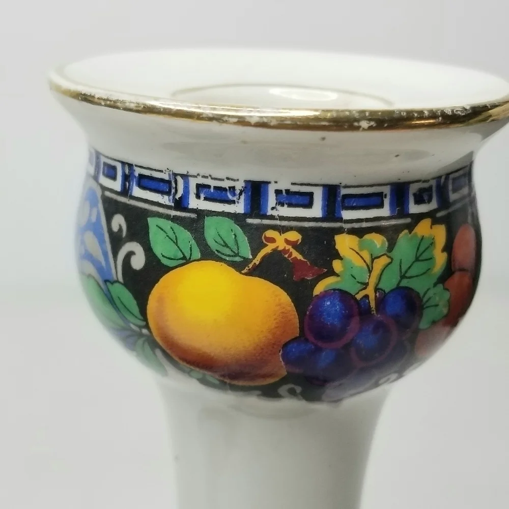 Royal Winton  Grimwades  Stoke on Trent Porcelain Candlesticks Holders,  England